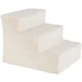Produktbild: TecTake GmbH Haustiertreppe Paw Path mit Plüschbezug 37 x 45 x 34,5 cm - Sand 405121