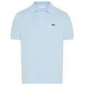 Produktbild: Lacoste Poloshirt (1-tlg) mit Knöpfen in Perlmuttoptik blau XL