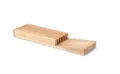Produktbild: Continenta 30518 Messerblock für Schublade aus Gummibaumholz, Messerhalter, Schubladen Messerblock für 5 Messer, Größe: 39 x 11 x 3,5 cm (ohne Messer),Braun