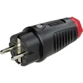 Produktbild: PCE 0512-sr Schutzkontaktstecker Vollgummi, Thermoplast 250 V Schwarz, Rot IP54