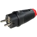 Produktbild: Stecker Schutzkontaktstecker Vollgummi IP44 PCE 0512-sr
