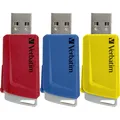Produktbild: Verbatim 3er-Pack USB 3.2-Sticks, je 16 GB, 80 MB/s lesen, 25 MB/s schreiben