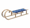 Produktbild: COLINT Schlitten Hörner Rodel Schlitten mit Gurt Bespannung 110cm