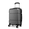 Produktbild: KONO Reisekoffer Handgepäck Koffer mit Rollen Hartschale Trolley 55x38x22cm 33 Liter Leichtgewicht ABS Grau