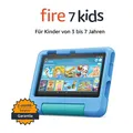 Produktbild: Amazon Fire 7 Kids Kinder Tablet (2022) WiFi 16 GB blaue Hülle • ohne Werbung
