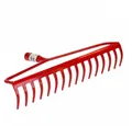 Produktbild: Polar Garten Rechen 2245 Bügelrechen mit 16 Zinken Harken Lockern Unkraut Laub, 38 cm Arbeitsbreite, (1 St), Rot pulverbeschichtet