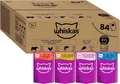Produktbild: Whiskas Adult 1+ Katzennassfutter Katzenfutter Gemischte Auswahl in Gelee 84x85g