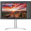 Produktbild: LG 27UP850K-W Monitor - 4K UHD- IPS, Höhenverstellung - HDMI, DisplayPort 1.4, USB-C
