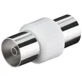 Produktbild: goobay Koaxial Adapter,Koax-Kupplung/Koax-Kupplung Plastikgehäuse