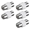 Produktbild: 5x KOAX Adapter SAT TV Antennen Kabel Verbinder Kupplung Koaxial Buchse