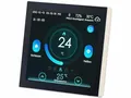 Produktbild: revolt Thermostat Fußboden: WLAN-Fußbodenheizung-Thermostat mit Touchdisplay, Feinstaub-Anzeige (Funkthermostat Fußbodenheizung, Fußbodenheizung Funk Thermostat, Infrarotheizung)
