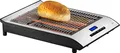 Produktbild: Exido 12140040 Flachtoaster mit Timer/Display Brötchen-Toaster, 700 Watt