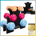 Produktbild: Hanteln 2er Set Hantelständer Dumbells Kurzhantelnset Krafttraining für Zuhause