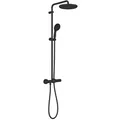 Produktbild: Grohe Vitalio Start System 250 Duschsystem 266772431 mit Thermostatbatterie für die Wandmontage mattschwarz