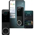 Produktbild: Philips Hue Türklingelkamera Secure Kabelgebunden Schwarz