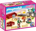 Produktbild: PLAYMOBIL Dollhouse 70207 Gemütliches Wohnzimmer, Mit Lichteffekt, Ab 4 Jahren