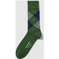 Produktbild: Burlington Socken mit Karomuster Modell 'MANCHESTER' in Dunkelgruen, Größe 40-46