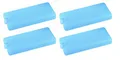 Produktbild: APS Kühlakku 4er Set für Kühlbox, Kühltasche etc. aus Polyethylen in Blau, je 16 x 7,5 cm