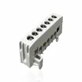 Produktbild: SD ProfiLine Nullleiterklemme N7-F2 blau/ PE7-F2 grün/gelb/ A7-F2 grau, 7-polig, 1 Stück (grau)
