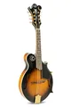Produktbild: GEWA Mandoline F-2 Premium - Massive Fichtendecke - Boden/Zarge massiver Ahorn - Boden geflammt - Inkl. Premium Koffer - Vintage Sunburst Hochglanzlackierung