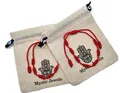 Produktbild: by Dalia – Armband Kabbalah – Kordel, 7 Knoten aus rotem Draht – Unisex – ver...