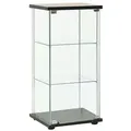 Produktbild: vidaXL Vitrinenschrank Hartglas Schwarz