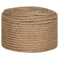 Produktbild: vidaXL Seil 100% Jute 14 mm 100 m Naturhanf Hanfseil Juteseil Tau Leine Schnur