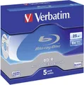 Produktbild: Verbatim 43715 Blu-ray BD-R Rohling 25GB 5 St. Jewelcase