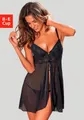 Produktbild: LASCANA Negligé mit Push-up und Vorderverschluss, sexy Dessous, Reizwäsche