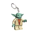 Produktbild: IQ Lego Star Wars - Yoda Schlüsselanhänger mit LED-Taschenlampe Spielzeuggeschenke für Kinder - 76 mm große Figur - 2 CR2025 Batterien enthalten