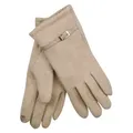 Produktbild: Fleecehandschuhe CAPELLI NEW YORK, Damen, Gr. M-L, beige, Feinstrick, Wollmischung, unifarben, Handschuhe, mit Zierriemen