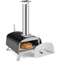 Produktbild: COSTWAY Pizzaofen Outdoor, tragbarer Pizza Holzofen inkl. Pizzaschieber und Pizzastein, Pizza Ofen für Garten Camping