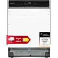 Produktbild: Telefunken Geschirrspüler 60 cm teilintegrierbar, Einbau Spülmaschine, 12 Maßgedecke, 6 Programme, AquaStop, Startzeitvorwahl, Auto-Door, leise 45 dB, Eco, höhenverstellbar, Besteckkorb, GET6012DI