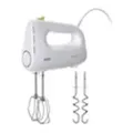 Produktbild: Braun HM1100WH Handmixer Handr?hrger?t mit 4 Geschwindigkeitsstufen plus Turbo, FastMix Technologie, EasyClick, inkl. Schneebesen und Knethaken