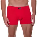 Produktbild: bruno banani short herren unterhose CHECK LINE 2.0 rot Gr. L/6