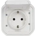 Produktbild: Legrand PLEXO New Feuchtraum-Steckdose, inklusive Klappdeckel, Berührungsschutz, Installation mit Sc (069730L)