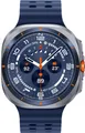 Produktbild: Samsung Galaxy Watch Ultra - 47 mm - Titanium Blue - intelligente Uhr mit Marineband - Gummi - Blau - Bandgröße: S/M/L - Anzeige 3.73 cm (1.5