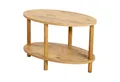 Produktbild: en.casa Couchtisch, »Højreby« oval Beine aus Buchenholz 70x44x43 cm Holzoptik