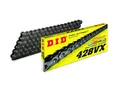 Produktbild: DID 428 VX Motorrad Kette schwarz offen mit Clipschloss 142 Glieder