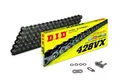 Produktbild: DID VX Motorrad X-Ringkette verstärkt 428 Teilung 142 Glieder offen +Clipschloss