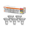 Produktbild: Osram LED Base PAR16, Sockel: GU10, Nicht Dimmbar, Warmweiß, Ersetzt eine herkömmliche 35 Watt Lampe, 36 Grad Abstrahlwinkel, 5-er Pack