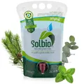 Produktbild: Solbio Original Sanitärflüssigkeit für Campingtoilette 0,8l 100% Bio & Vegan - Biologisch abbaubarer Sanitärzusatz mit Duft von Eukalyptus, Kiefer und Minze