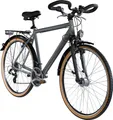 Produktbild: Zündapp T700 Trekkingrad Damen Herren 28 Zoll ab 160 cm Fahrrad Trekking Rad 21 Gang StVZO Trekkingbike grau 55 cm