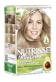Produktbild: Garnier Nutrisse Dauerhafte Pflege-Haarfarbe mit nährenden Fruchtölen, Coloration mit 8 Wochen Halt, Ultra Crème Tönung, 8N Nude Natürliches Blond