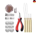 Produktbild: Microring Extensions Set: Microring Zange, Microring Nadel und Nanoringe mit