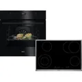 Produktbild: AEG AB12B Set Backofen BEK43511XB + Glaskeramikkochfeld HK834060X - Schwarz