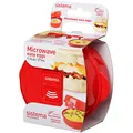 Produktbild: Sistema Microwave Easy Eggs | Mikrowellen-Lebensmittelbehälter | 271 ml | BPA-frei | rot