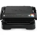 Produktbild: Tefal OptiGrill 2in1 GC7728, Schwarz, Rechteckig, Tasten, 600 cm2, 1 Zone(n), Scharnier - Schwarz