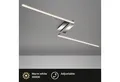 Produktbild: Briloner Leuchten Deckenleuchte Deckenleuchte STAFF, LED Deckenleuchte 2-flammig schwenkbar alu-chrom 3000K 12W Metall