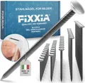 Produktbild: FIXXIA® Stahlnägel - [50er Set, 10x in 20-50 mm] Stahlnägel in Silber